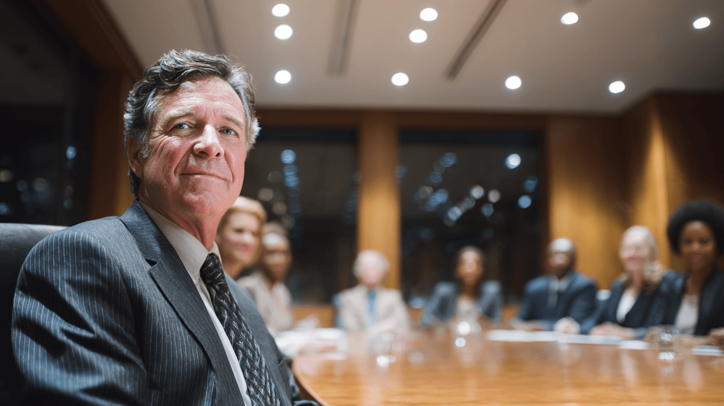 Estate lawyer reviewing documents